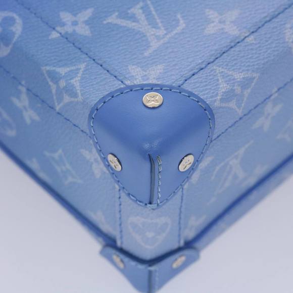 LOUIS VUITTON Monogram Clouds Soft Trunk Shoulder Bag Blue M45430 LV Auth 46350A - Picture 16 of 16
